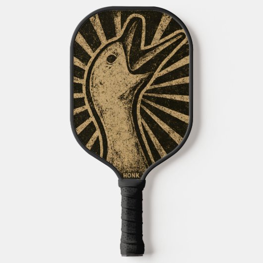 Honk Goose Funny Duck Chicken Meme Pickleball Paddle (Voorkant)