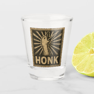 Honk Goose Funny Duck Chicken Meme Shot Glas