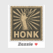 Honk Goose Funny Duck Chicken Meme Sticker (Vel)
