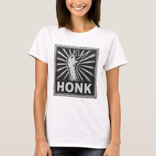 Honk Goose Funny Duck Chicken Meme T-shirt (Voorkant)