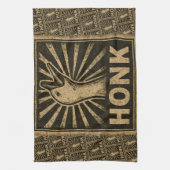 Honk Goose Funny Duck Chicken Meme Theedoek (Verticaal)