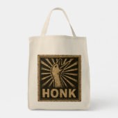 Honk Goose Funny Duck Chicken Meme Tote Bag (Achterkant)
