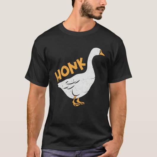 Honk Goose Gamer Meme T-shirt (Voorkant)