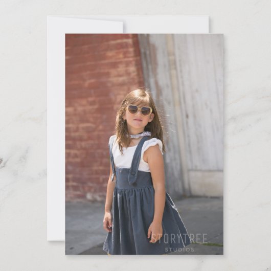 Honk Honk Blue Typographic Drive by Afstudeerder P Kaart (Achterkant)