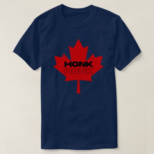 Honk Honk Canadian Trucker Freedom Convoy 2022 T-shirt (Design voorkant)