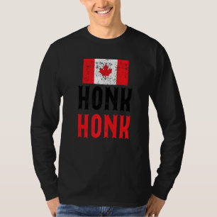 Honk Honk Canadian Truckers Rule Canada Tr T-shirt