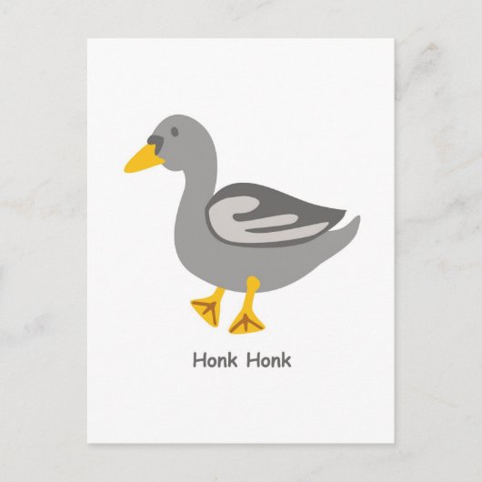 Honk. Honk. Goose Briefkaart (Voorkant)