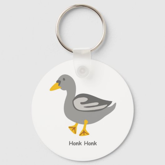 Honk. Honk. Goose Sleutelhanger (Voorkant)