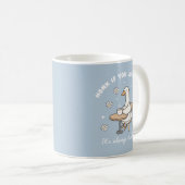 Honk If You Love Tea Cute Goose Mug Koffiemok (Voorkant rechts)