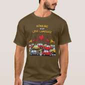 Honk Is Mijn Liefdestaal T-shirt (Voorkant)
