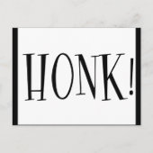 HONK LOUD CAR SOUND HORN BRIEFKAART (Voorkant)