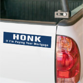 Honk ... Mortgage Anti Obama Bumpersticker (Op Truck)