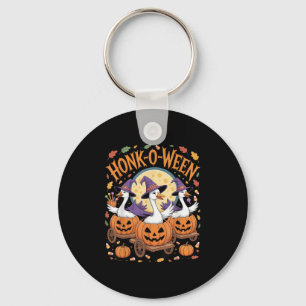 Honk-o-ween grappige ganzen Halloween kostuum voor Sleutelhanger