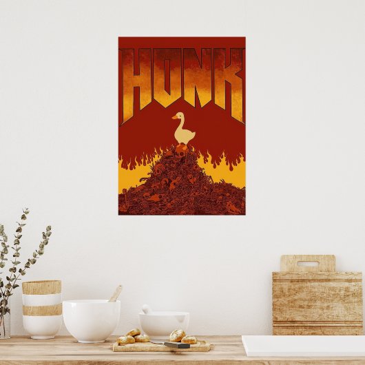 Honk of Doom: The Goose Rises" Poster (Keuken)