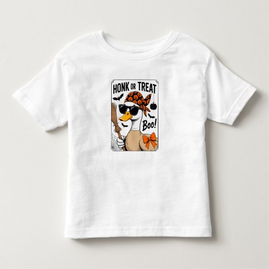🎃 Honk of Treat, Boo! 👻 Kinder Shirts (Voorkant)