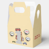 Honk piep toot retro voertuigen eerste jongen verj bedankdoosjes (Geopend)