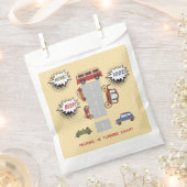 Honk piep toot retro voertuigen jongen verjaardag bedankzakje (Geknipt)