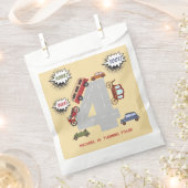 Honk piep toot retro voertuigen voort jongen verja bedankzakje (Geknipt)