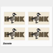 HONK RECHTHOEKIGE STICKER (Vel)