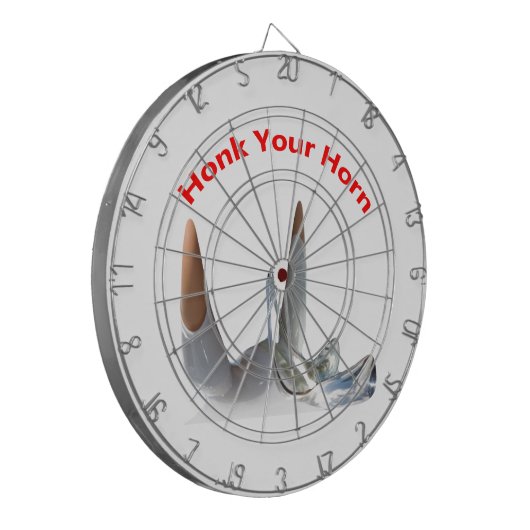 Honk Uw Horn Dart Boards Dartbord (Voorkant Links)