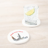 Honk Uw Horn-Onderzetters Zandsteen Onderzetter (Zijkant)