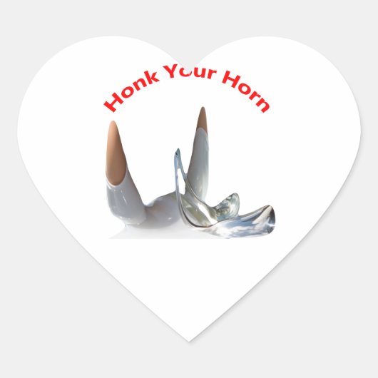 Honk Uw Horn Stickers (Voorkant)