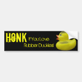 Honk voor de Bumpersticker van Duckies (Voorkant)