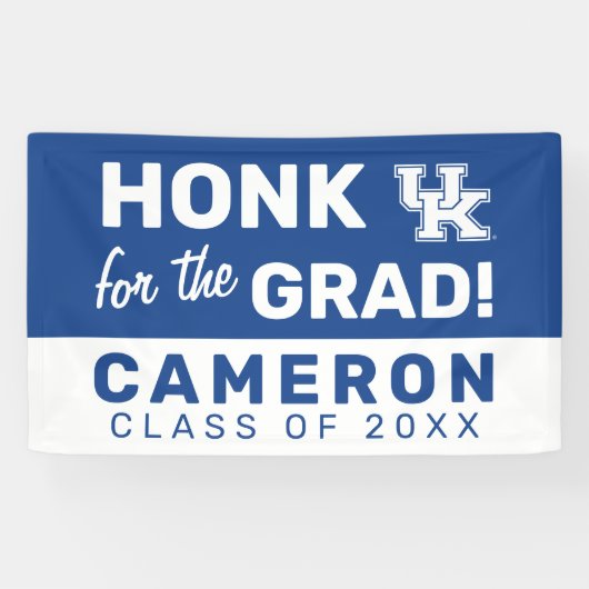 Honk voor de Kentucky Afstuderen Spandoek (Horizontaal)