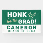 Honk voor het USF-Afstudeerder Spandoek (Horizontaal)