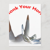Honk Your Horn Briefkaart (Voorkant)
