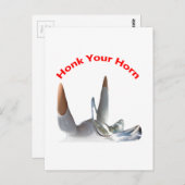 Honk Your Horn Briefkaart (Voorkant / Achterkant)