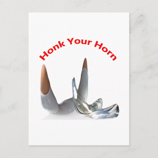 Honk Your Horn Briefkaart (Voorkant)