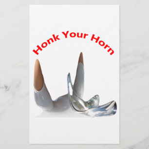 Honk Your Horn Briefpapier