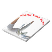 Honk Your Horn Notitieblok (Linkerzijde)