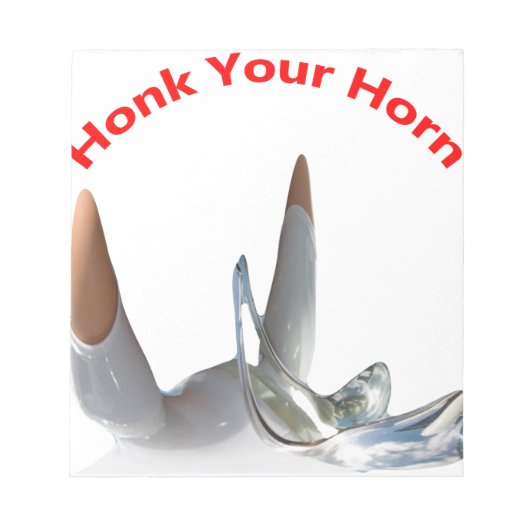 Honk Your Horn Notitieblok (Voorkant)