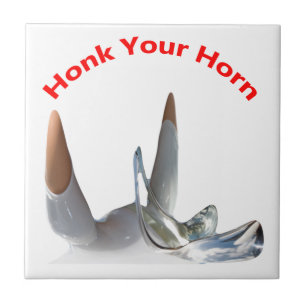 Honk Your Horn Tegeltje