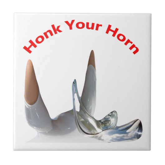 Honk Your Horn Tegeltje (Voorkant)