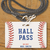 Honkaart voor baseball softball school leraar stud badge