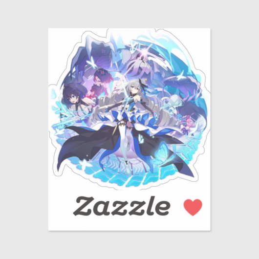 Honkai Impact 3r Herrscher van de Rede Sticker (Vel)