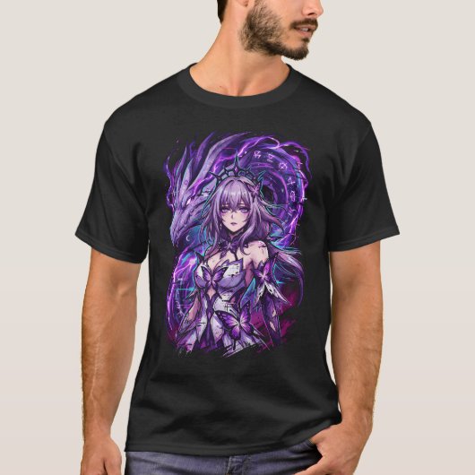 Honkai Star Rail Castorice Herinneringspad Quantu T-shirt (Voorkant)