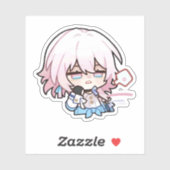 Honkai Star Rail Chibi 7 maart Sticker (Vel)