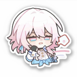 Honkai Star Rail Chibi 7 maart Sticker