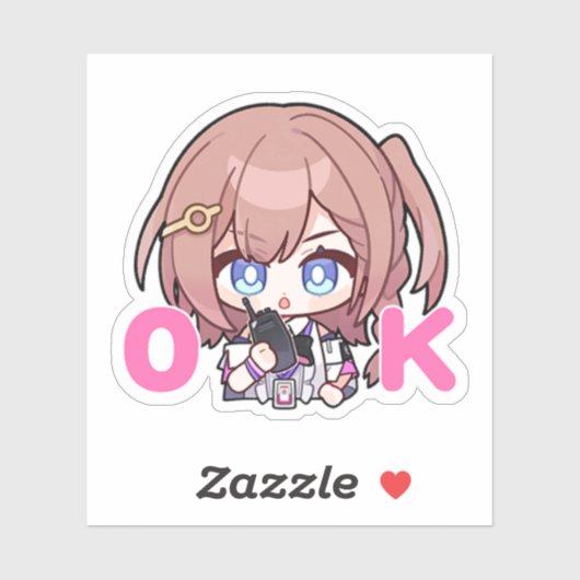 Honkai Star Rail Chibi Asta Sticker (Vel)