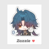 Honkai Star Rail Chibi Blade Ik ben prima Sticker (Vel)