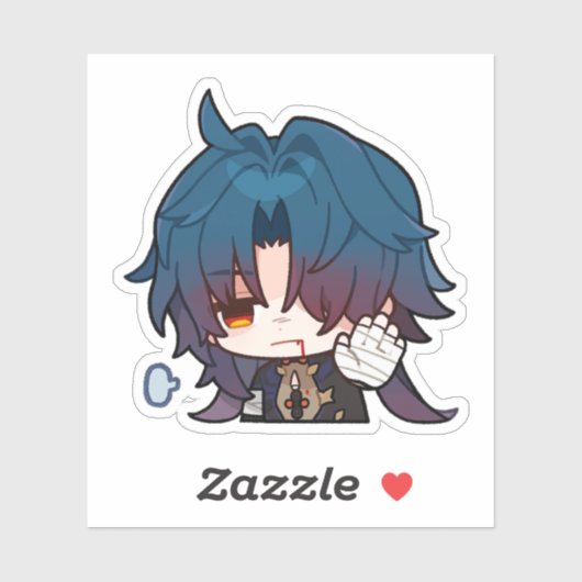 Honkai Star Rail Chibi Blade Ik ben prima Sticker (Vel)