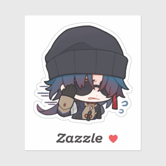 Honkai Star Rail Chibi Blade Incognito Sticker (Vel)