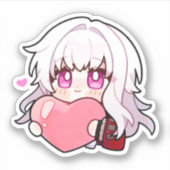 Honkai Star Rail Chibi Clara Sticker (Voorkant)