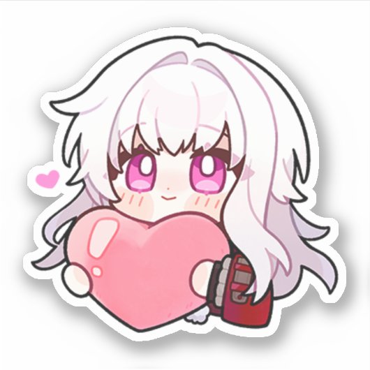 Honkai Star Rail Chibi Clara Sticker (Voorkant)
