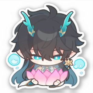 Honkai Star Rail Chibi Dan Heng IL Lotus Sticker