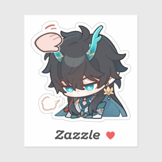 Honkai Star Rail Chibi Dan Heng IL Pat Sticker (Vel)